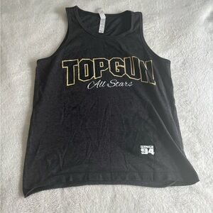Black Topgun All Stars Tank Top